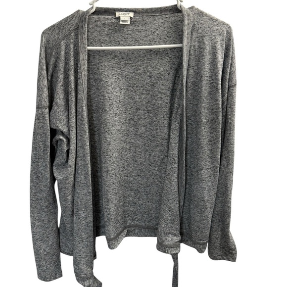 J. Crew Sweaters - J.Crew Gray Open Front Knit Cardigan Sweater (Size L)